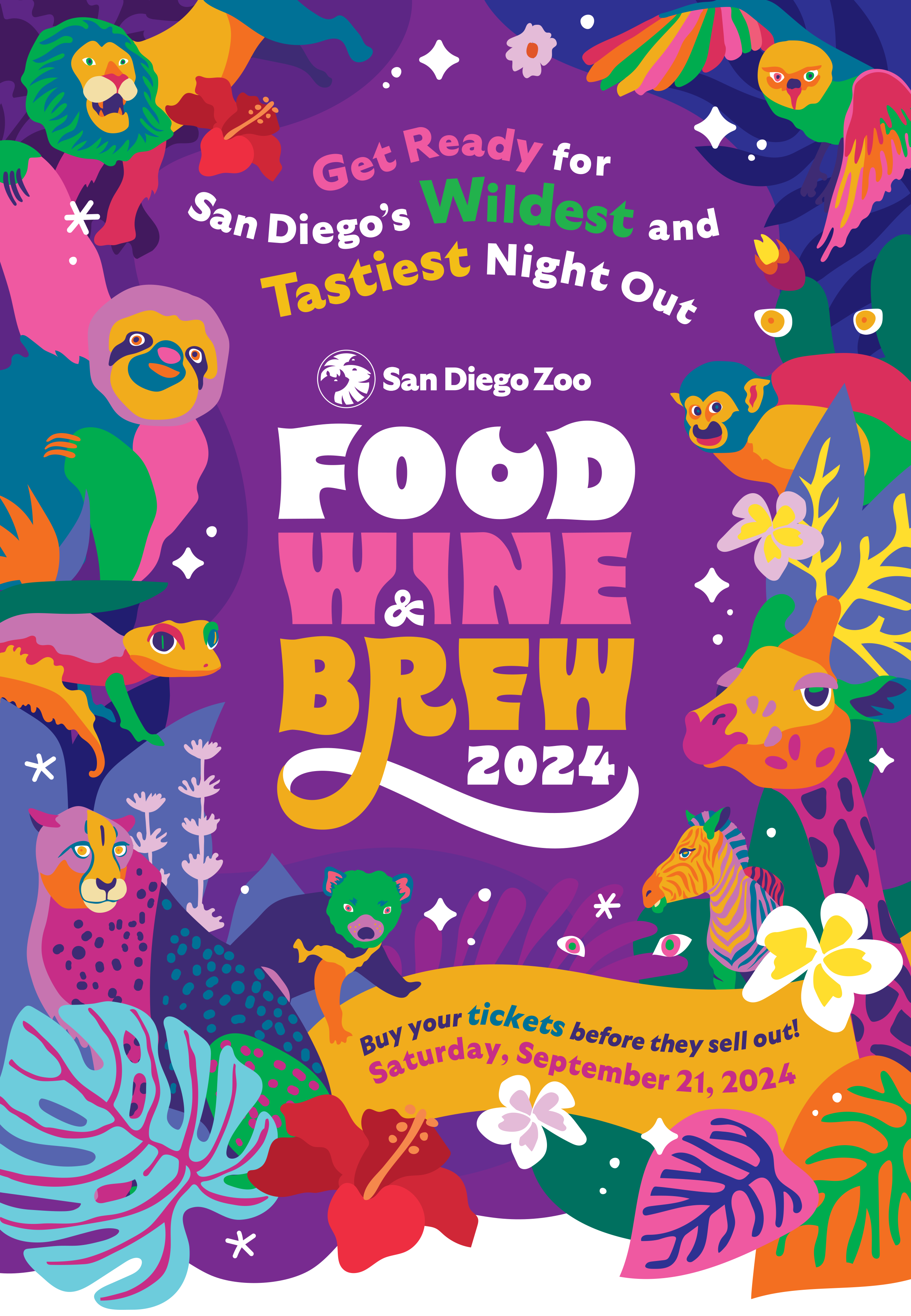 Food, Wine, & Brew 2024 - Buy your tickets today Saturday, September 21, 2024